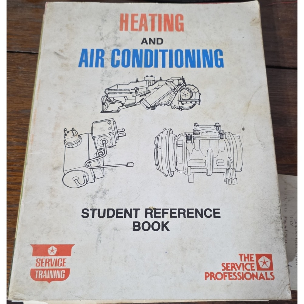 Chrysler Heating‎ & Air Conditioning Student Reference Book Service Training
